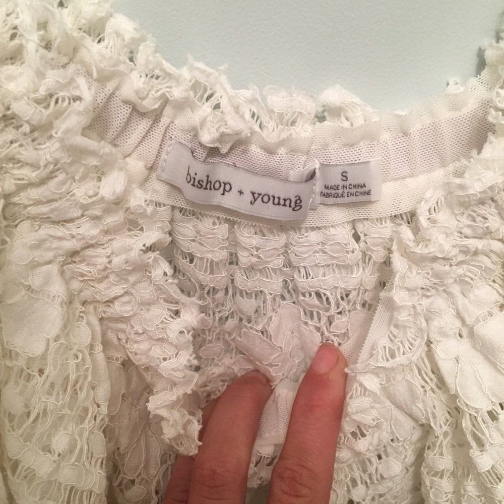 Off the shoulder white top - Picture 2 of 2